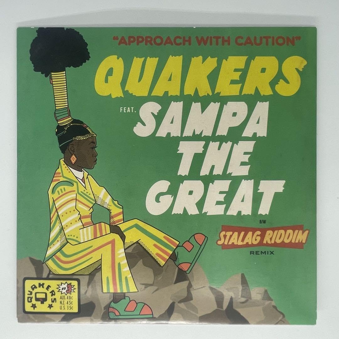 Quakers feat. Sampa The Great 7インチレコード Quakers feat. Sampa The Great 7インチレコード
